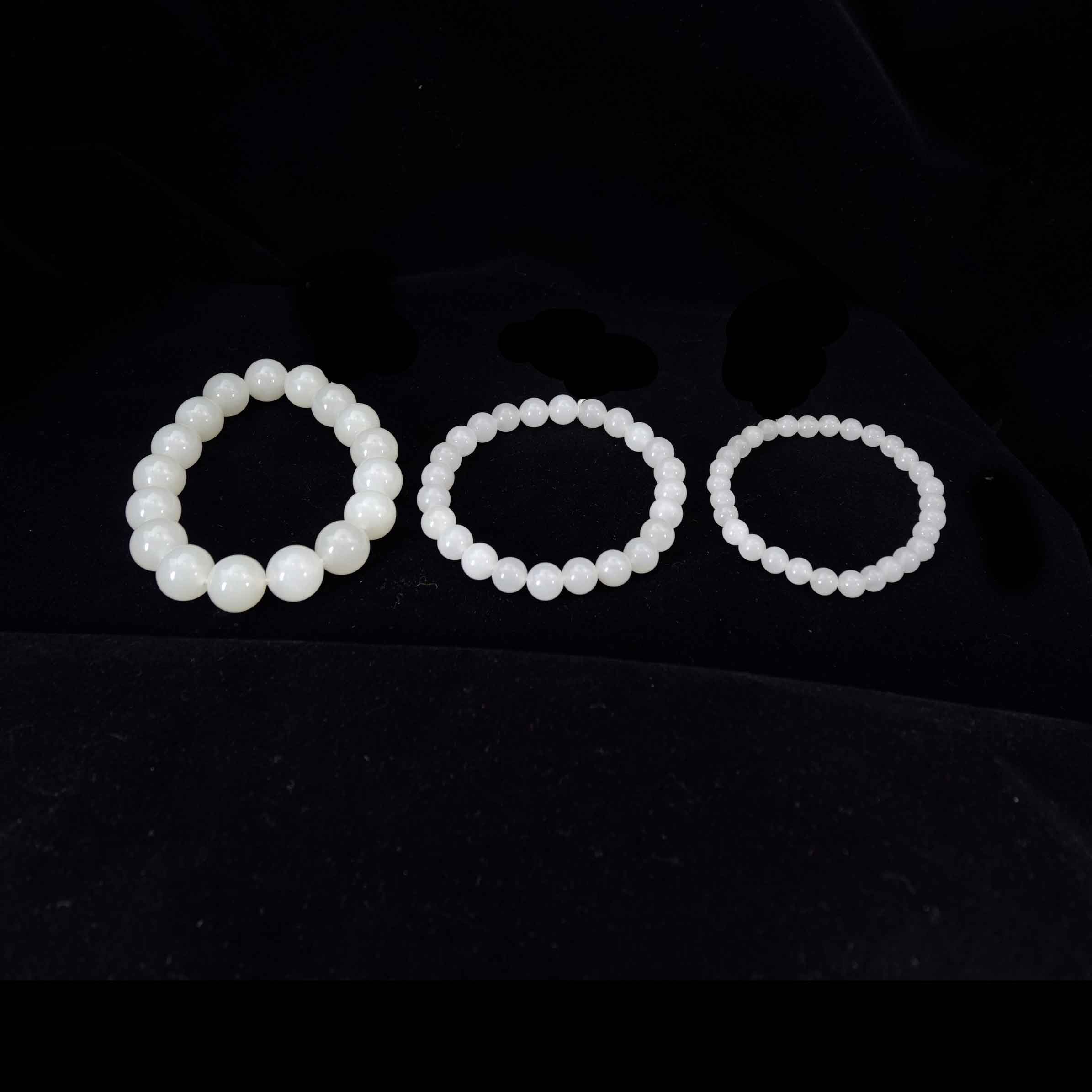 Natural Nephrite Jade Bracelet for Women - Healing Stone Jewelry for Relaxation & Positive Energy - Perfect for Meditation, Yoga & Spiritual Wellness