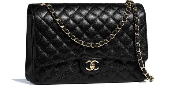 Chanel Large Classic Flap Bag Black - Timeless Luxury Handbag for Women | Perfect for Work, Evening Events & Everyday Elegance
