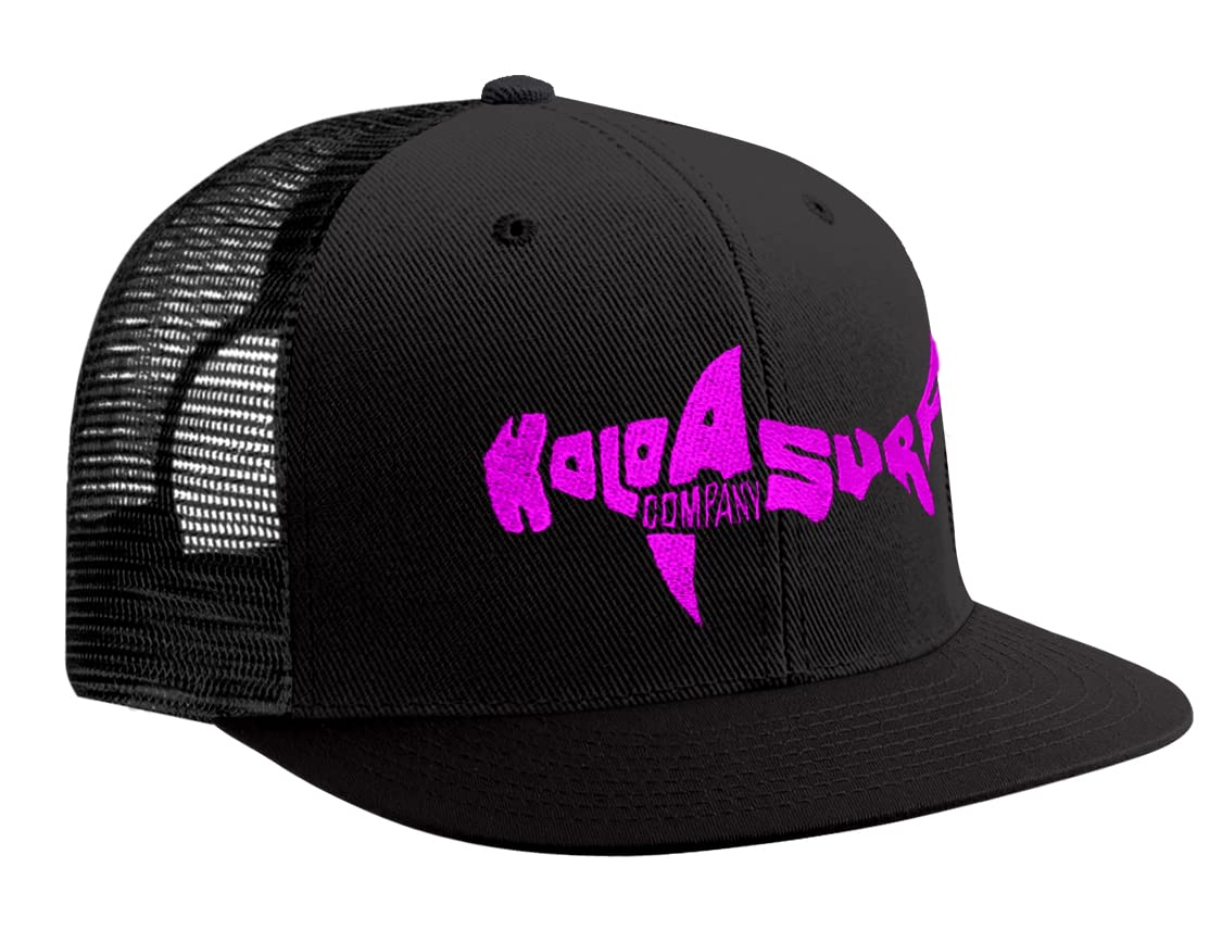 Koloa Shark Logo Mesh Back Trucker Hats - 12 Stylish Colors for Men & Women | Perfect for Outdoor Activities, Fishing, Hiking & Beach Vacations