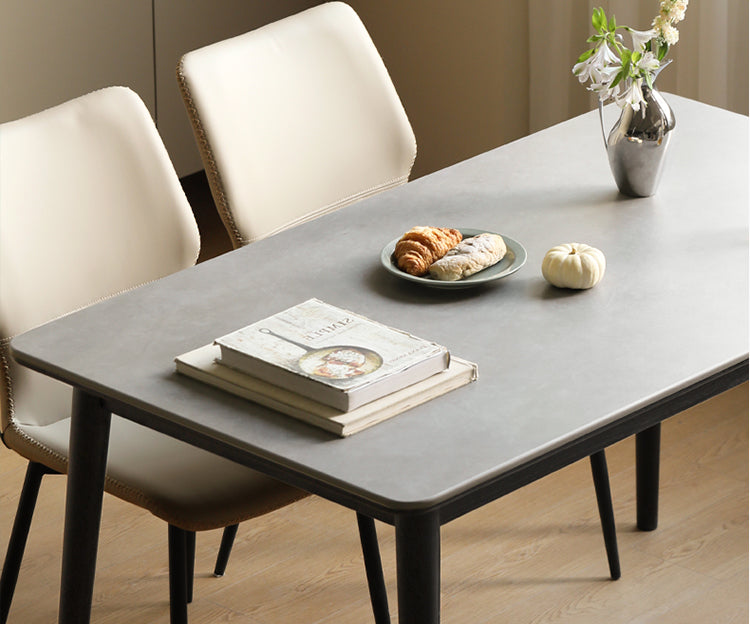 Solid Oak Wood Dining Table - Rustic Farmhouse Style for Kitchen, Dining Room & Outdoor Entertaining