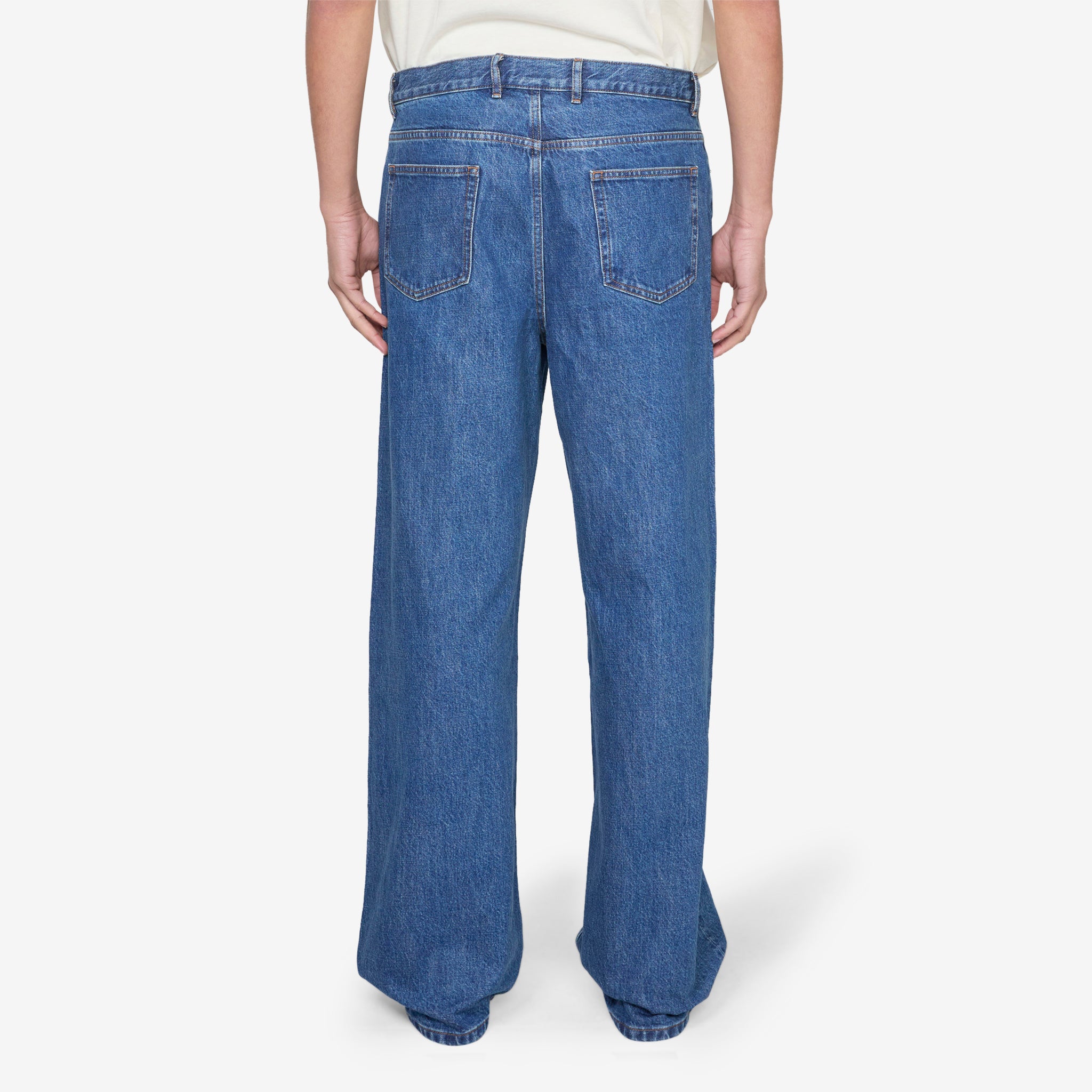 Aaron Jean Washed Indigo - Premium Denim Jeans for Men | Comfortable & Stylish Casual Wear for Everyday Outfits
