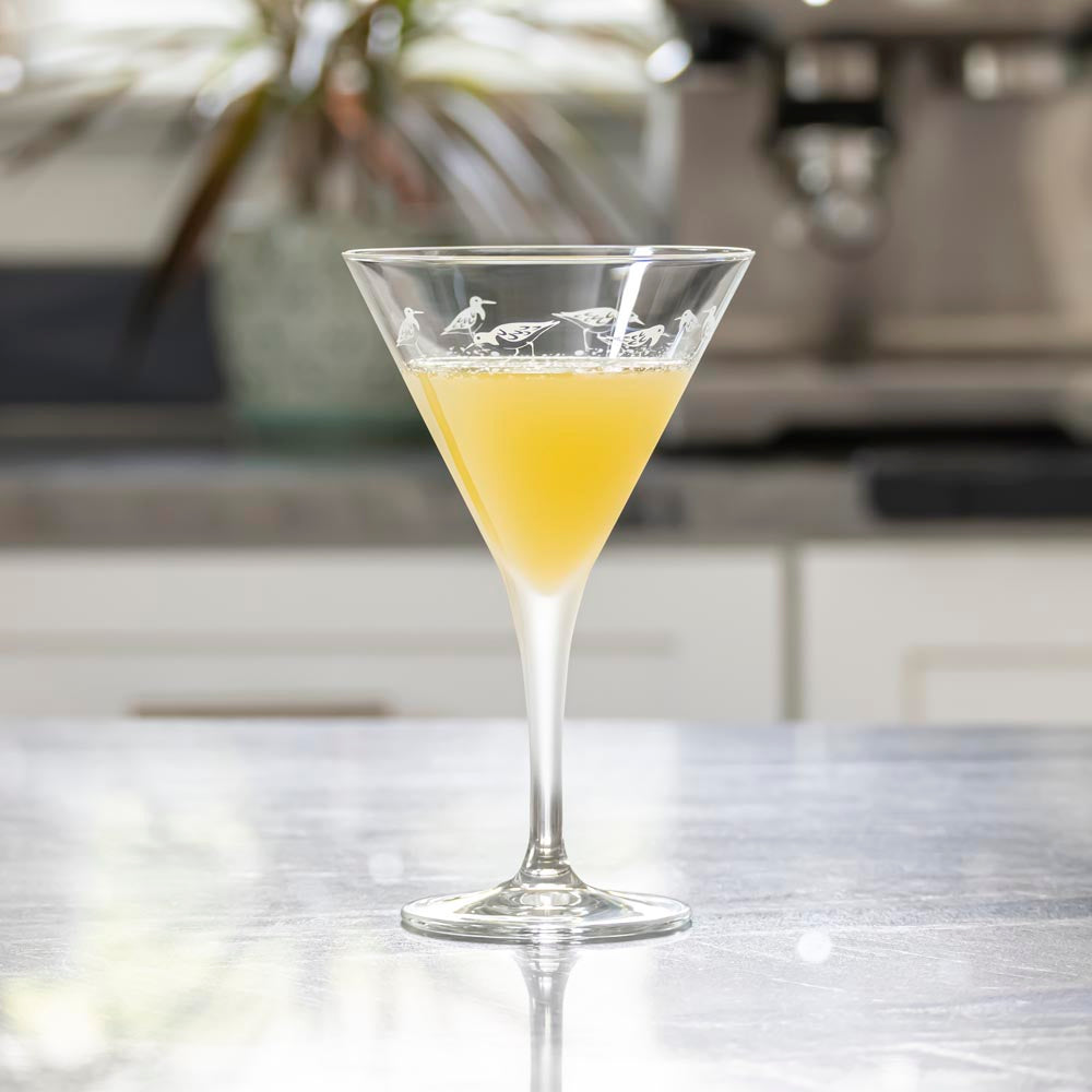 Premium 7.5oz Martini Cocktail Glasses Set of 2 - Elegant Barware for Home Entertaining, Dinner Parties & Romantic Date Nights