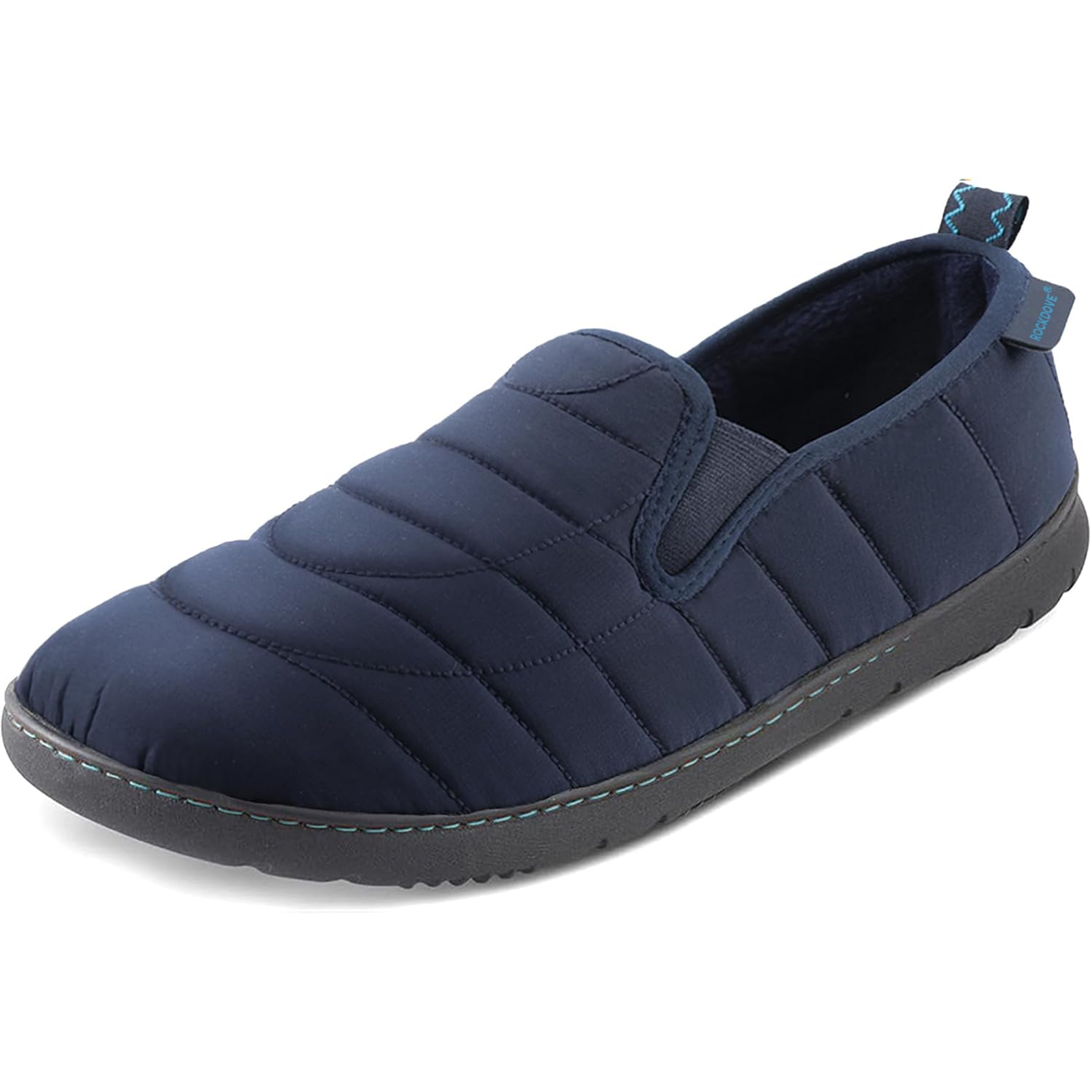 RockDove Men's SwiftStride Comfortable Nylon Slippers - Lightweight Indoor/Outdoor House Shoes for Relaxing at Home, Walking the Dog & Quick Errands