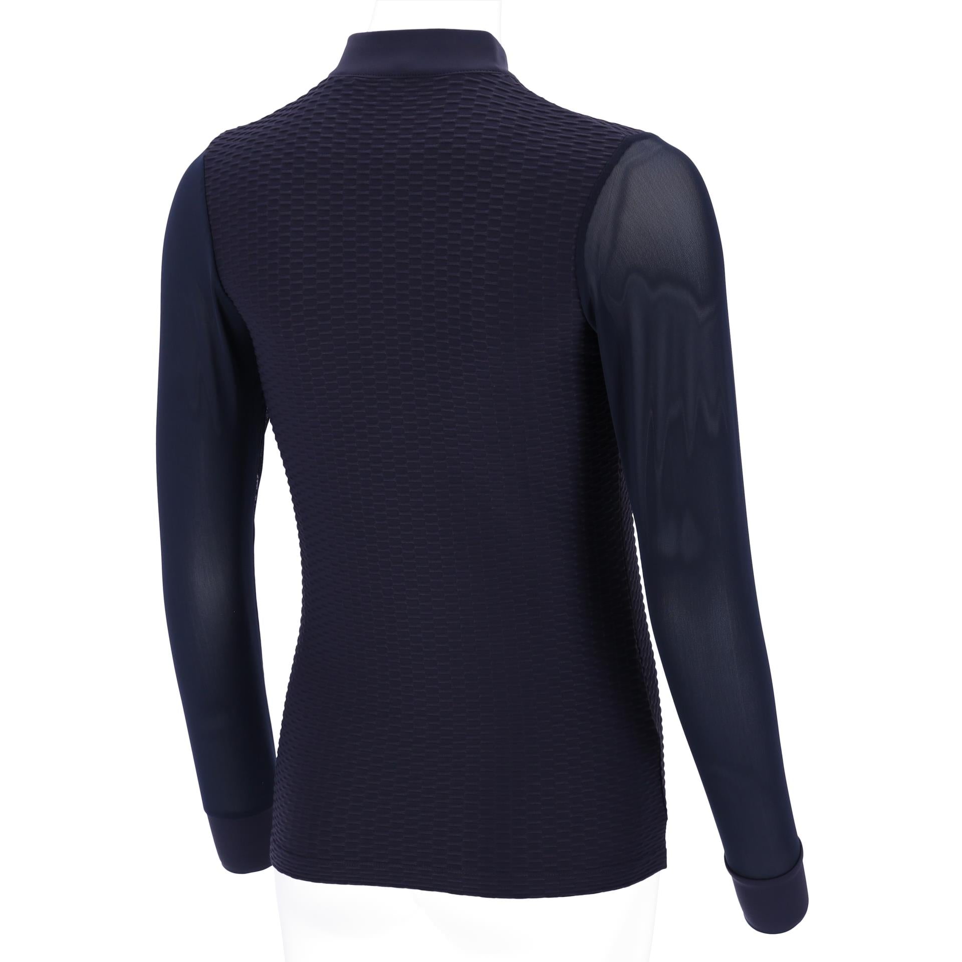 Schockemöhle Gianna Style Long Sleeve Equestrian Show Shirt for Women - Perfect for Horse Riding Competitions & Dressage Events
