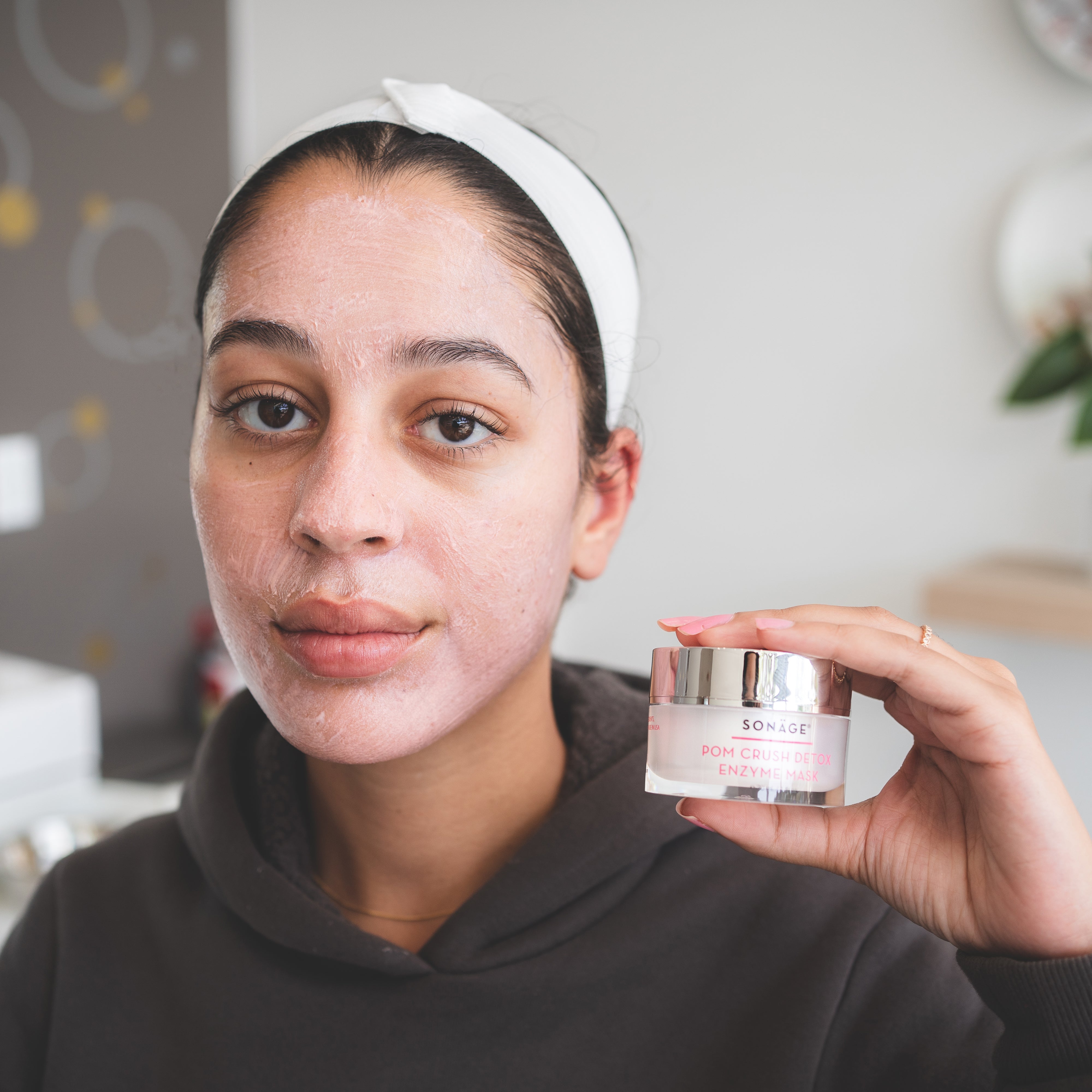 Pom Crush Detox Enzyme Mask - Wholesale Bulk - Brightening & Exfoliating Face Mask for Glowing Skin - Perfect for Spa, Salon & At-Home Skincare Routine