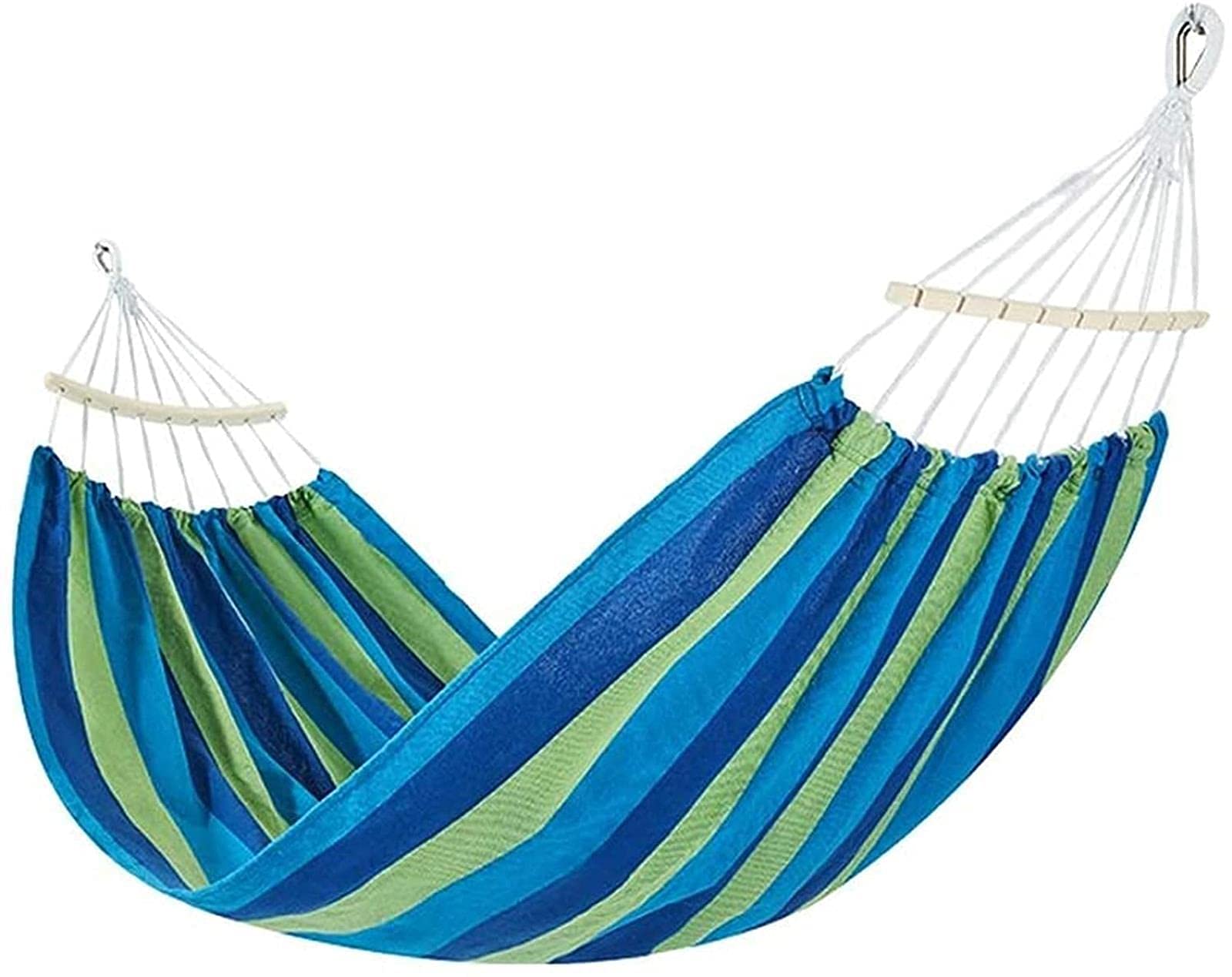 **Heavy Duty Double Hammock for Camping & Travel - Portable Canvas Hanging Swing with Bent Wood Spreaders - Perfect for Backyard, Beach, Patio & Outdoor Relaxation - Ideal for Couples, Family Bonding & Adventure Getaways - Great for Picnics, Backpacking & Lakeside Lounging - Best for Backyard Lounging, Romantic Dates & Outdoor Adventures**