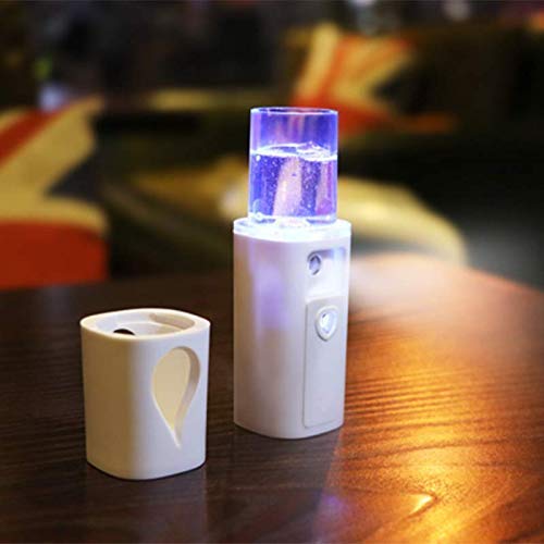Portable Nano Facial Mist Sprayer - Mini Rechargeable Humidifier & Air Diffuser for Hydration, Aromatherapy & Travel Use
