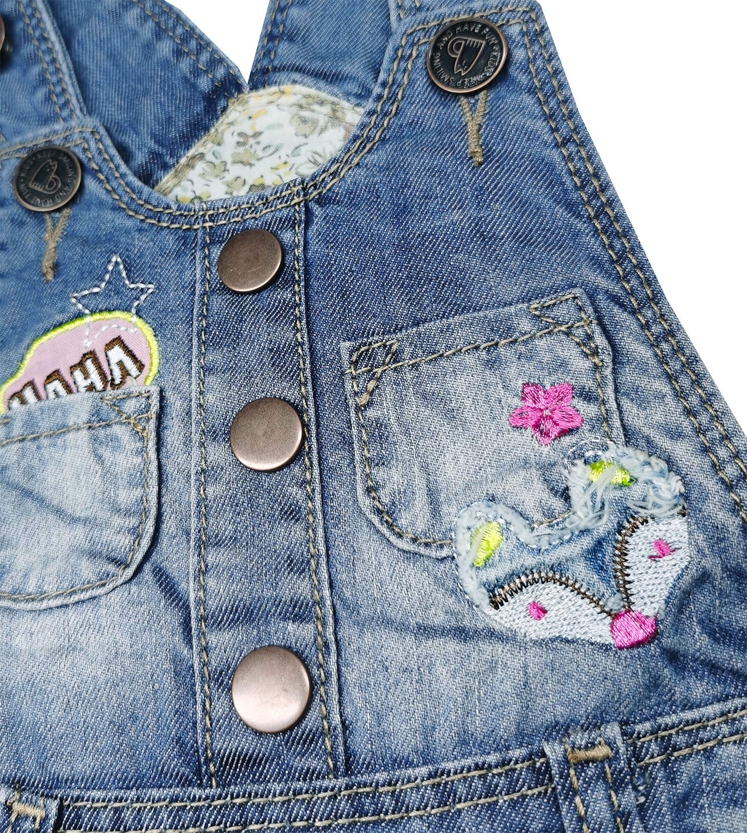 KIDSCOOL SPACE Baby & Toddler Summer Shorts - Adjustable Denim Shortall Overalls for Girls & Boys | Perfect for Playtime, Beach & Outdoor Adventures