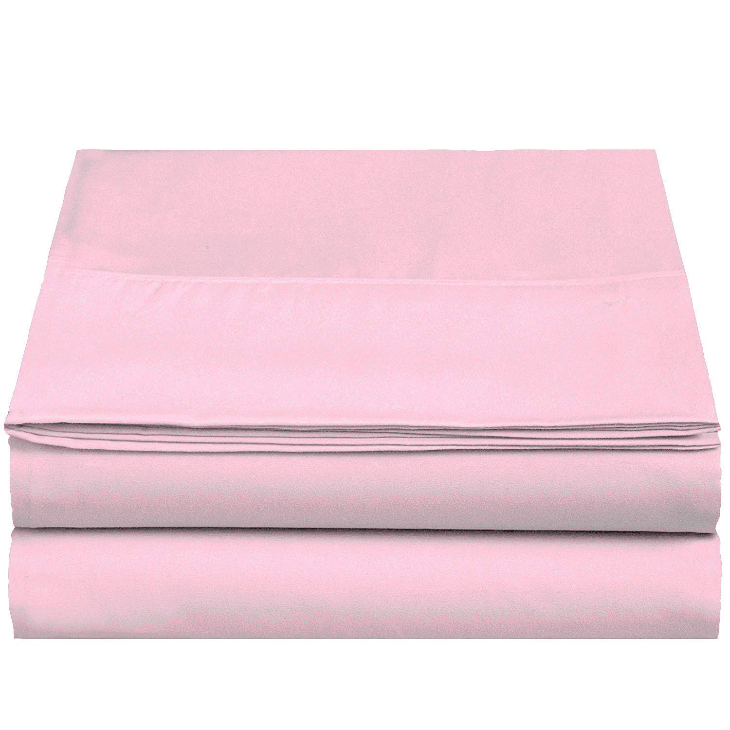 Organic Cotton Bed Sheets 700-Thread-Count 4-Piece Set - Full XL Size for Deep Pocket Mattress | Soft Pink for Cozy Bedroom