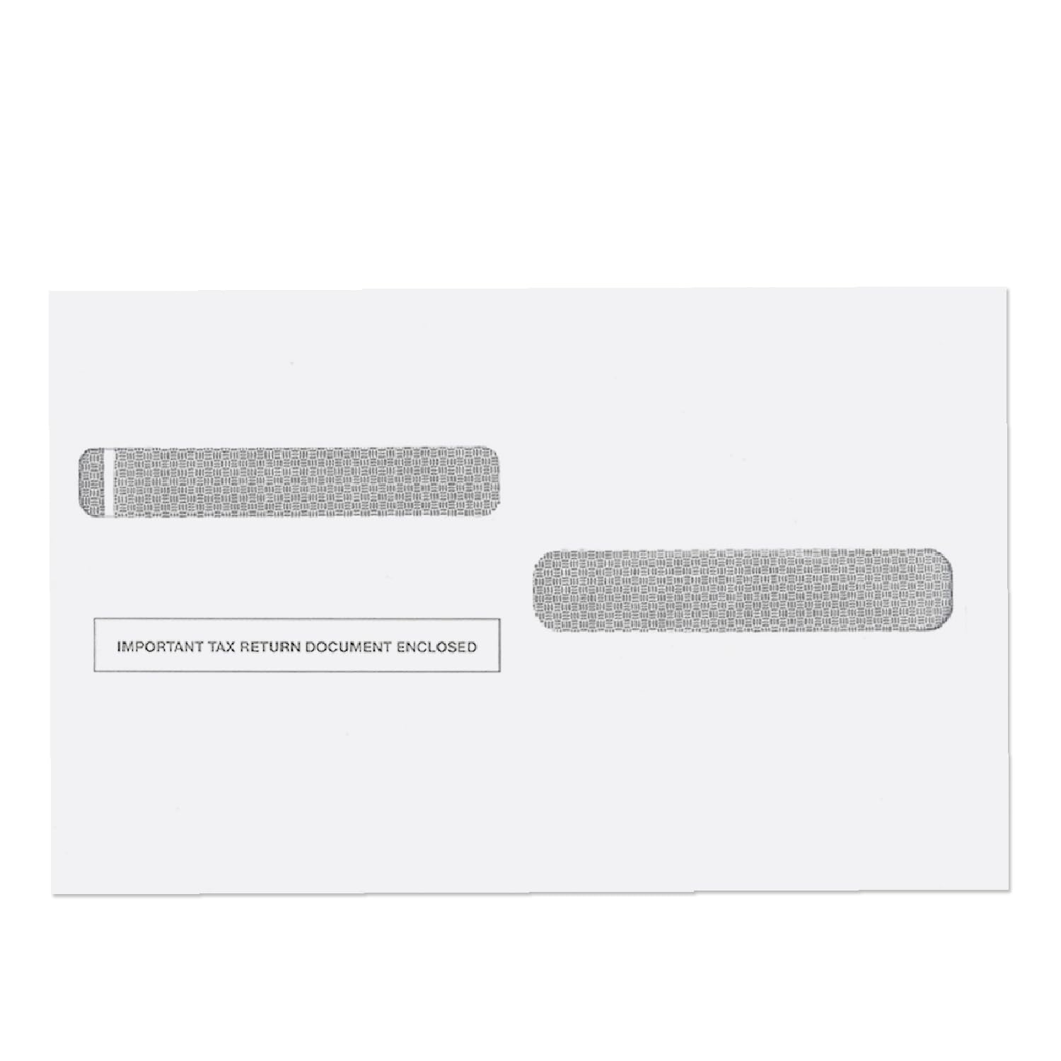 500 W-2 Form Envelopes - 4-Up Compatible, Self-Sealing Security Envelopes for Tax Documents | Perfect for Payroll, Accounting & Business Mailing Needs