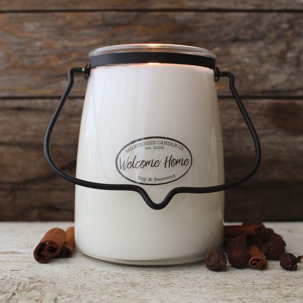 Milkhouse Candle Creamery Scented Soy Candle - Butter Jar Candle (22oz) | Welcome Home Fragrance | Perfect for Cozy Home Decor, Relaxation & Gift Giving
