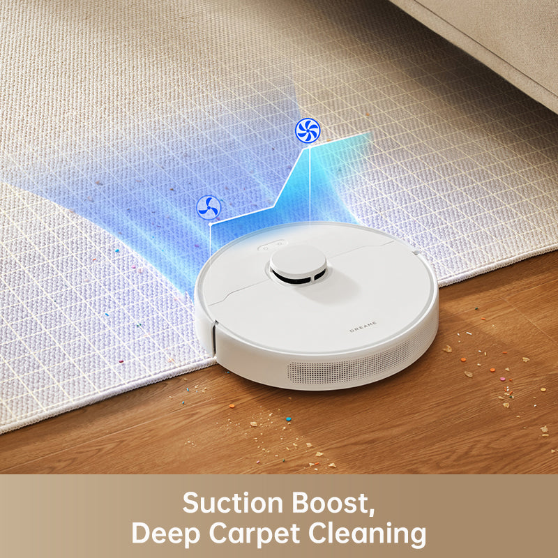 Dreame D10 Plus Gen 2 Robot Vacuum and Mop with Auto Empty Dock - Smart Self-Cleaning for Hardwood Floors & Carpets - Perfect for Pet Hair, Daily Cleaning in Homes & Apartments