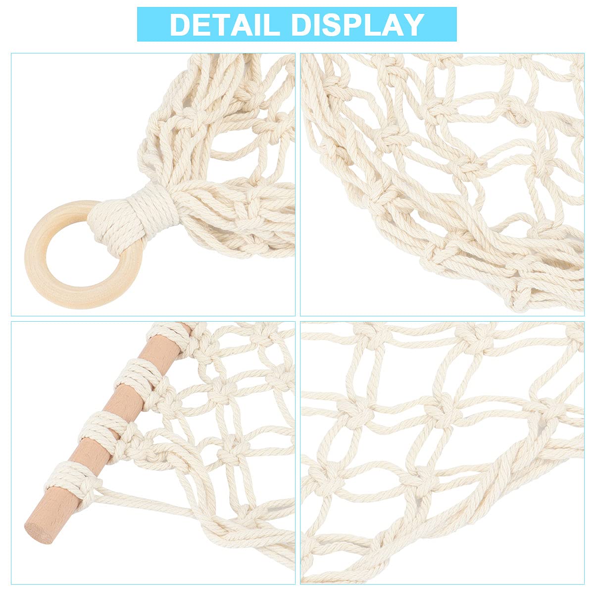 2 Pack Macrame Bohemian Hanging Fruit Basket - Under Cabinet Space Saving Storage for Bananas, Vegetables & Kitchen Essentials - Perfect for Home, RV, Boat & Small Space Organization (Style A)