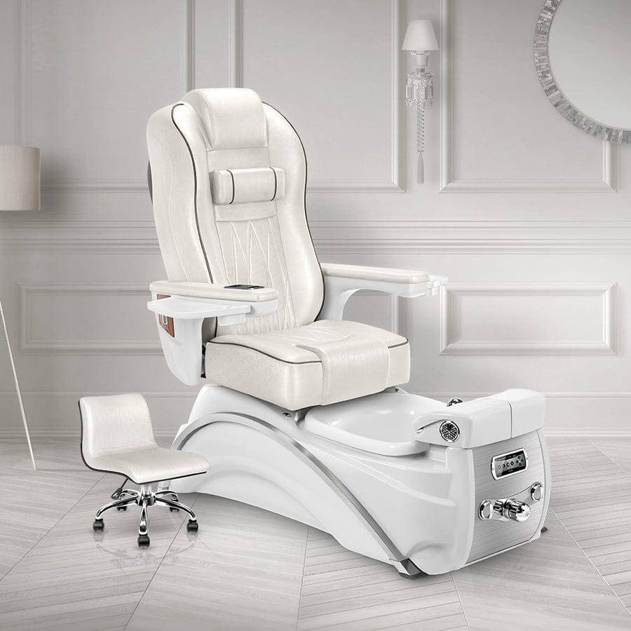 ELITE® Professional Pedicure Spa Chair for Salons & Spas - Comfortable Massage Footrest, Adjustable Height - Perfect for Nail Salons, Pedicure Services & Home Spa Relaxation