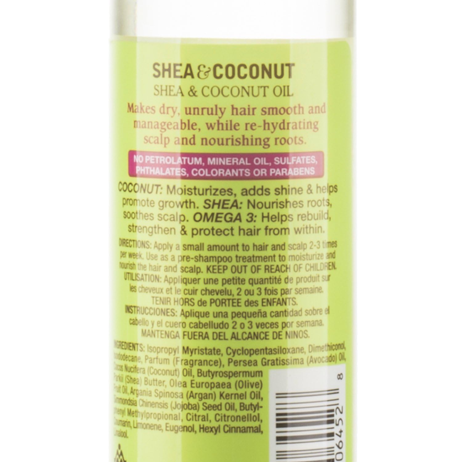 Sofn'free Gro Healthy Shea and Coconut Oil Hair Moisturizer - Natural Deep Conditioning Treatment for Dry, Damaged Hair - Perfect for Daily Hydration & Salon-Quality Results at Home