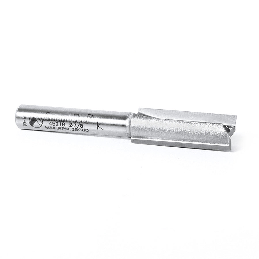 Amana 45218 1/4 Inch Shank 2 Flute Straight Plunge Cutting Router Bit for Woodworking and DIY Projects | Perfect for Cabinetry, Furniture Making, and Precision Cutting