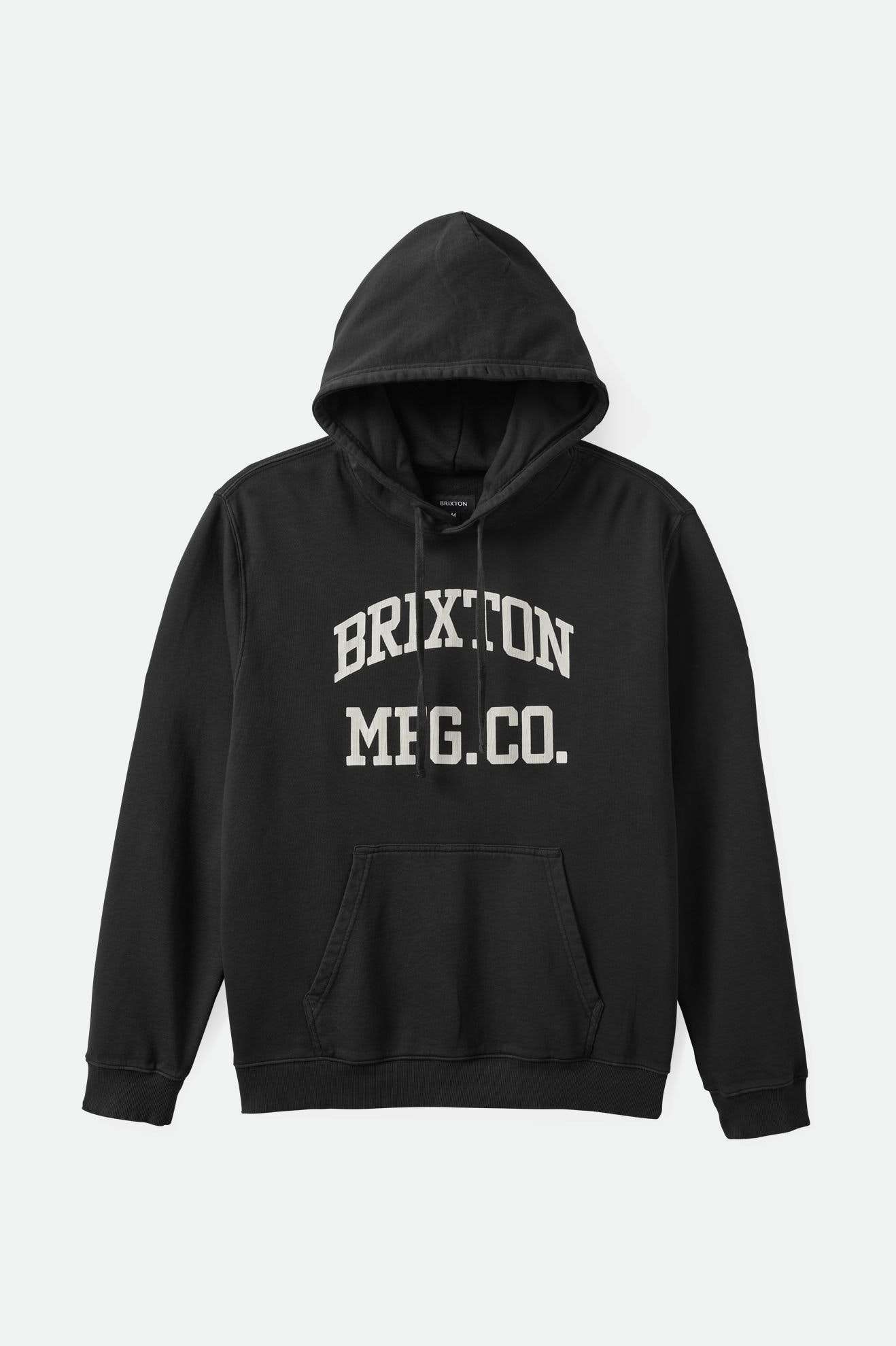 Varsity Broken-In Hoodie - Black Distressed Wash | Vintage-Inspired Comfort for Casual Wear & Street Style