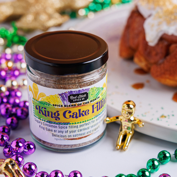 King Cake Filling - Premium February Spice Blend of the Month | Perfect for Mardi Gras Desserts & Holiday Baking