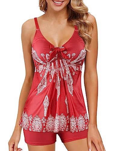 Red & White Floral