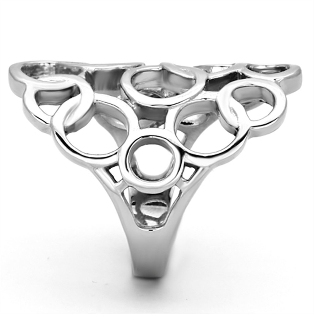 Marimor Jewelry Women's 316L Stainless Steel High Polished Wide Band Fashion Ring - Durable & Hypoallergenic for Everyday Wear, Gift Giving & Special Occasions