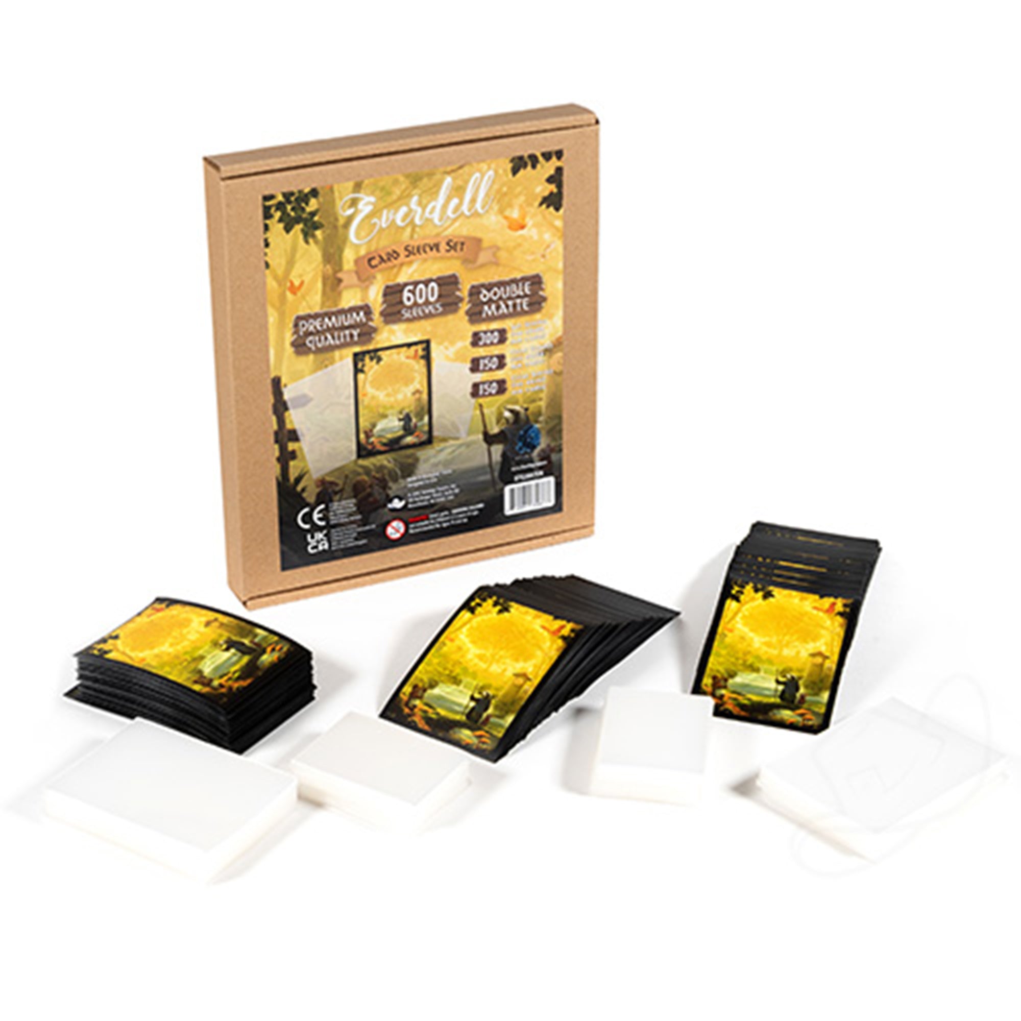 Premium Everdell Card Sleeves - 100pcs Standard Size (63.5x88mm) Board Game Protectors for Card Games, Collectible Trading Cards - Perfect for Game Nights & Card Storage
