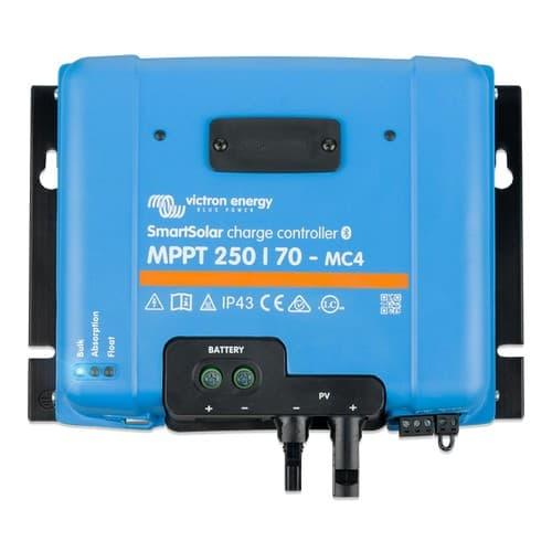 Victron Energy SmartSolar MPPT 250/70 MC4 Solar Charge Controller - 70A Max Input, 250V PV - Ideal for Off-Grid Solar Systems, RVs, Boats & Home Battery Charging
