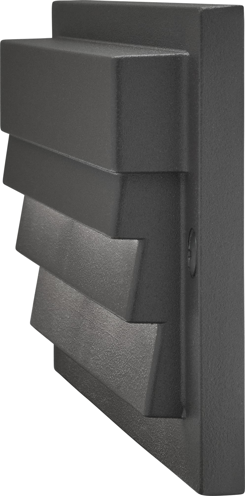 Kichler 3000K LED Louvered Step Light BKT - Warm White Outdoor Stair Lighting for Patio, Deck, and Garden Pathways | Dimmable Waterproof Step Lights for Home Exterior and Landscape Illumination