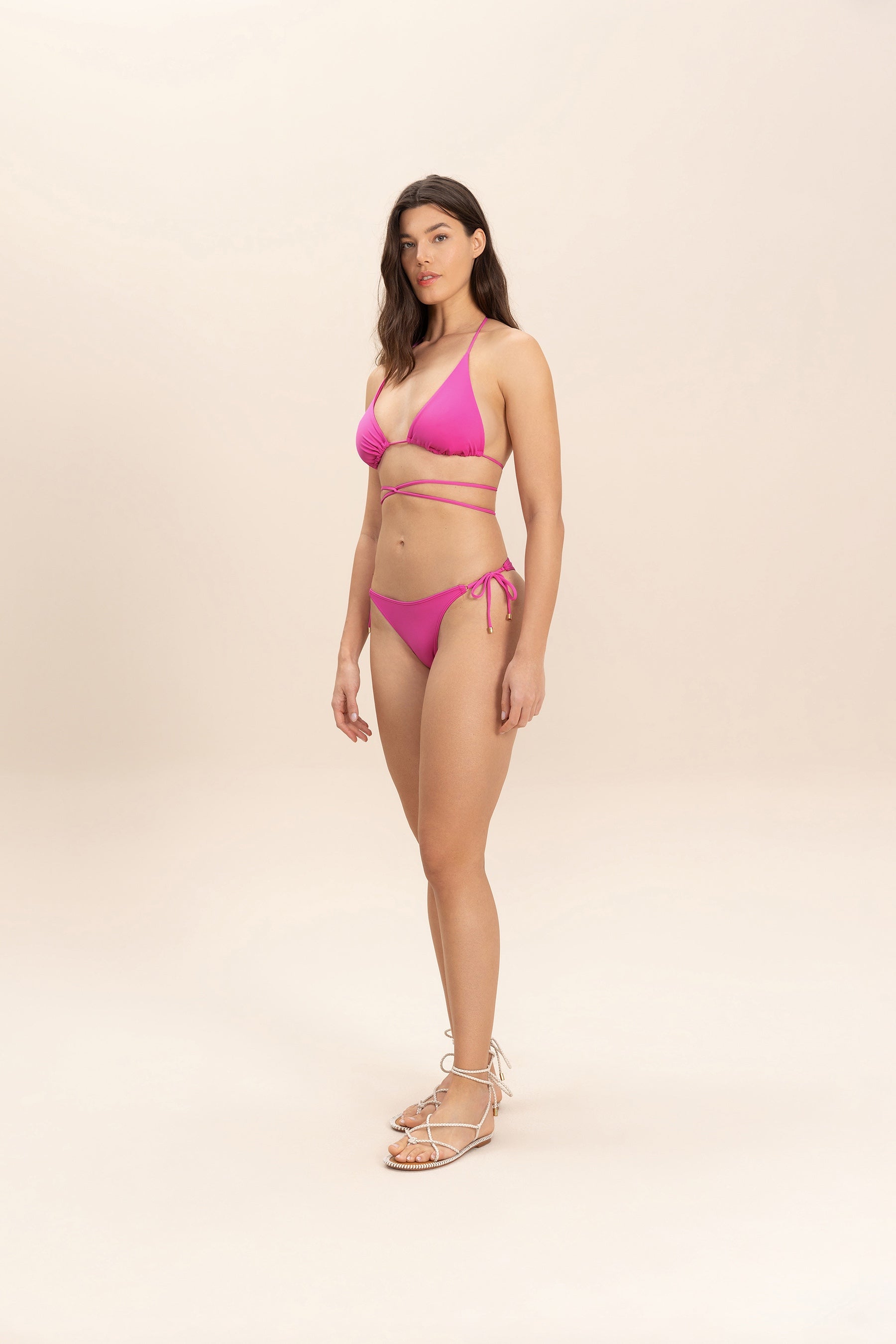 Luminflex Tie Side Bikini Thong - Sexy High Waisted Swimwear for Women, Adjustable Ties, Comfortable & Stylish Beachwear - Perfect for Pool Parties, Vacations & Summer Getaways