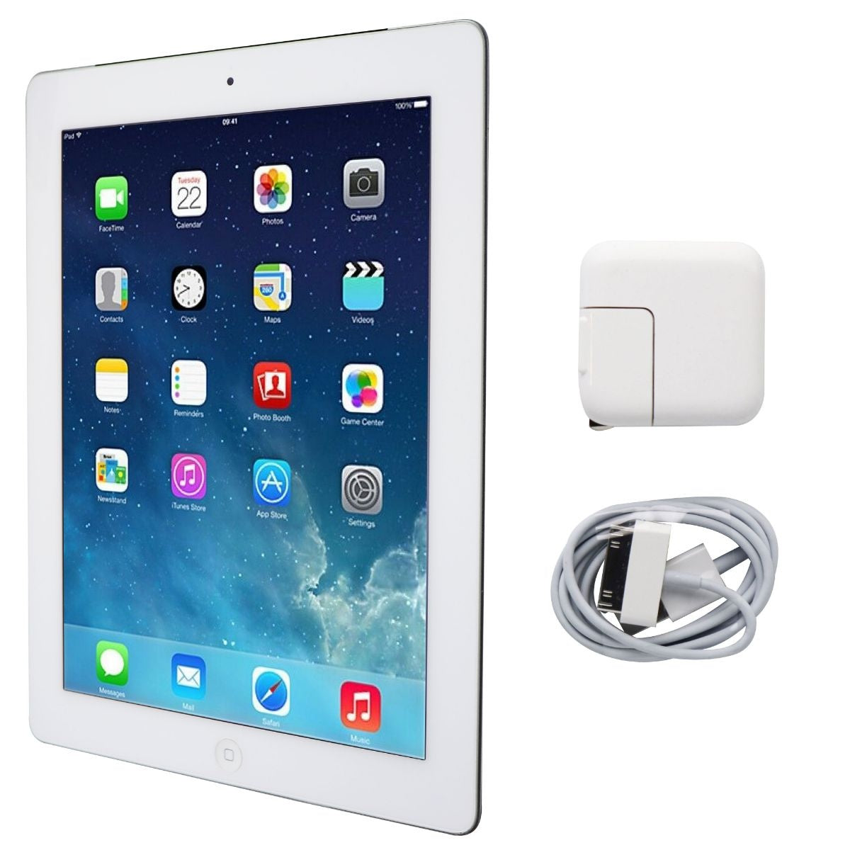 Apple iPad 9.7 inch (3rd Gen) A1430 64GB White - AT&T Locked Tablet for Work, School & Entertainment | Portable WiFi Device for Business, Online Learning & Streaming