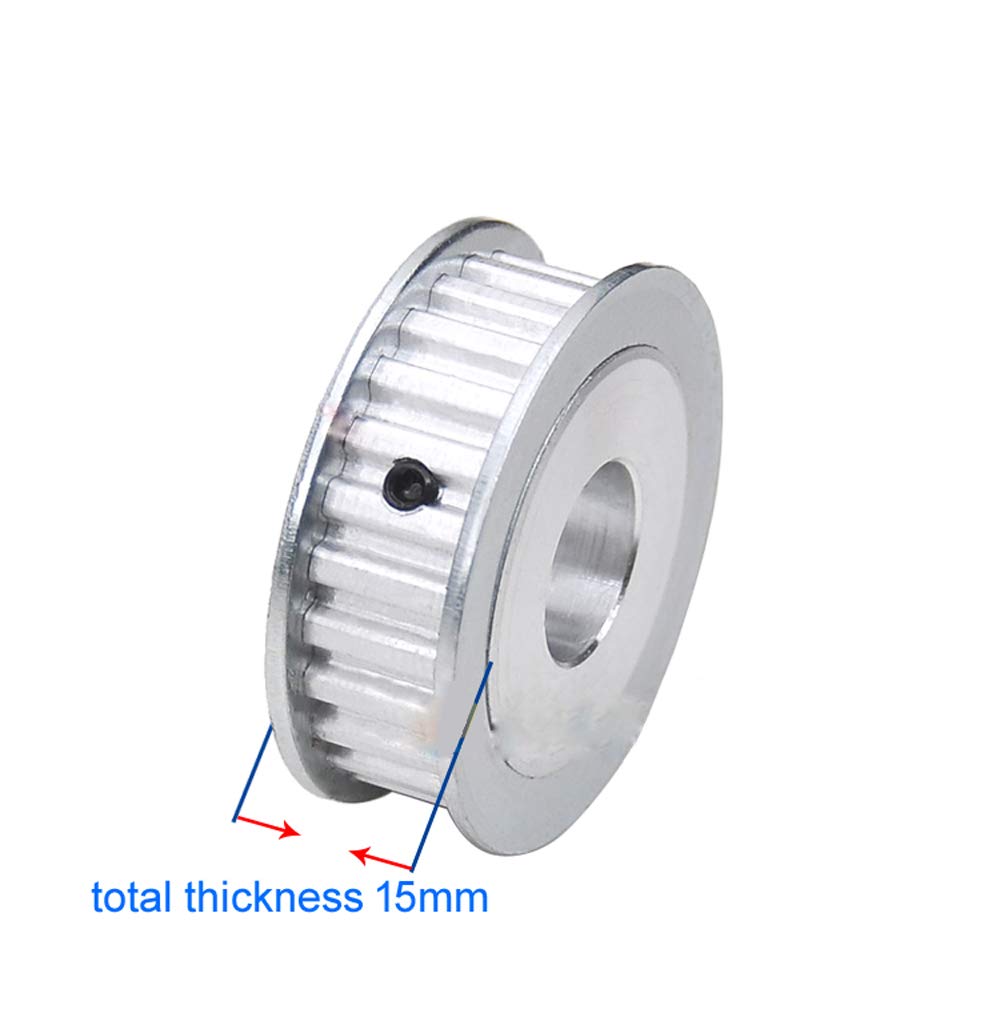 32 Teeth XL Aluminum Timing Belt Pulley - 18mm Bore, 11mm Tooth Width, 1/5