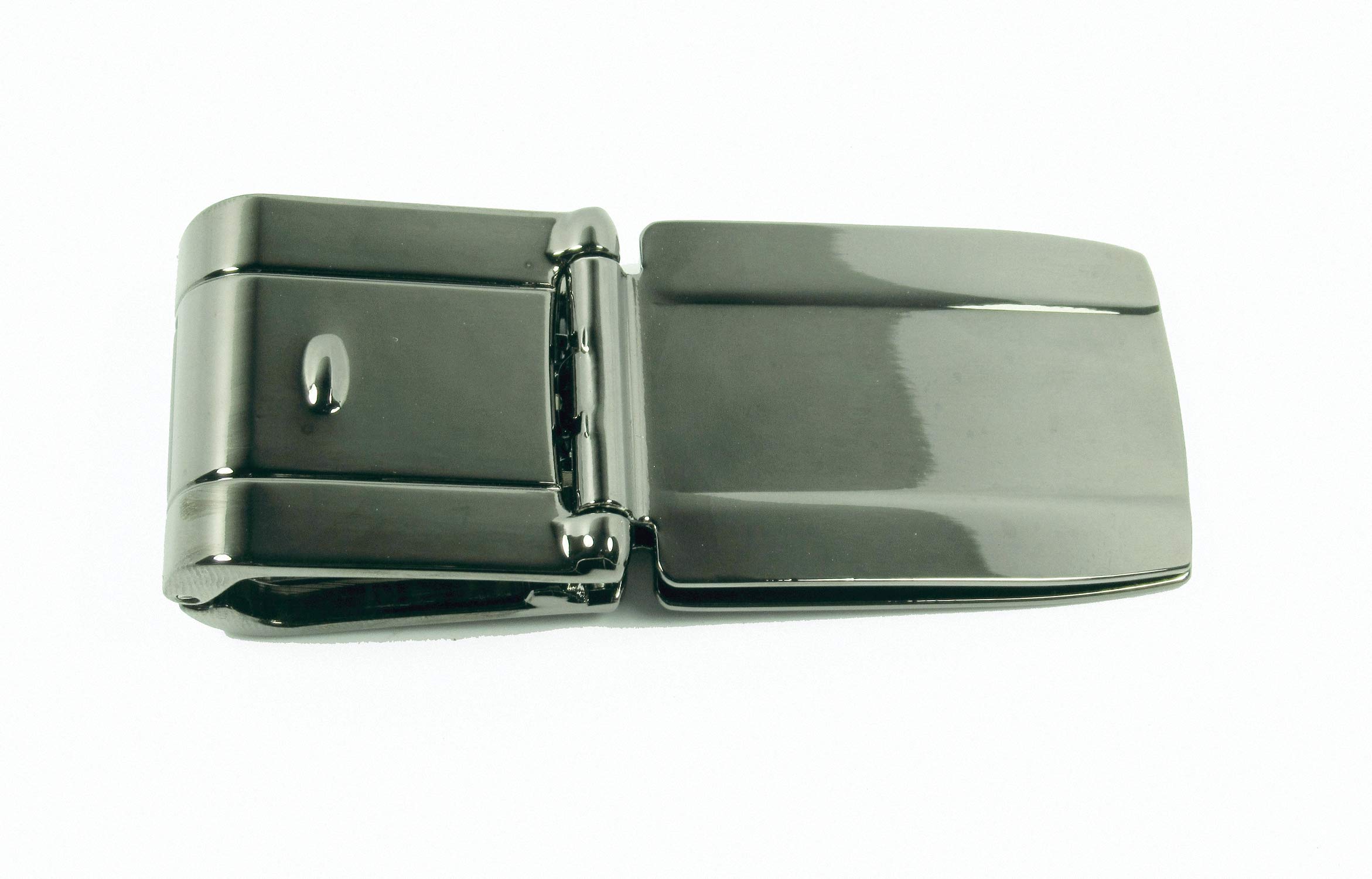 Premium Munich Polished Gunmetal Black Money Clip with Black Crocodile Leather Wallet - Stylish Men's Accessory for Cash & Cards | Perfect for Business, Gifts & Everyday Carry