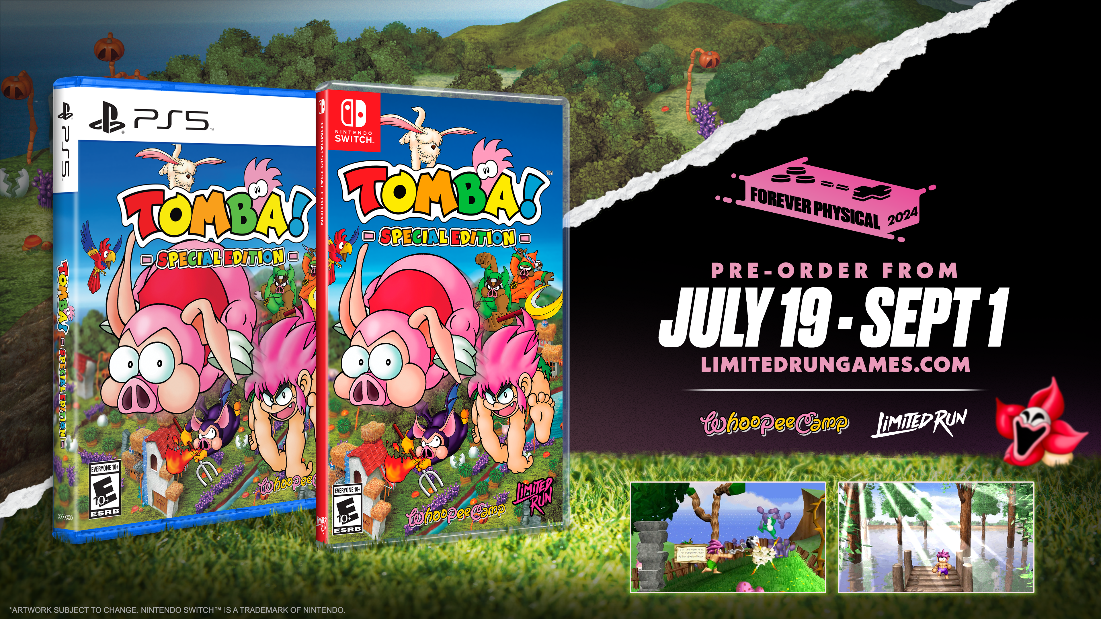 Tomba! Special Edition - Limited Run #245 for Nintendo Switch - Retro Gaming Collectible for Fans & Enthusiasts | Perfect for Gaming Nights & Nostalgic Adventures