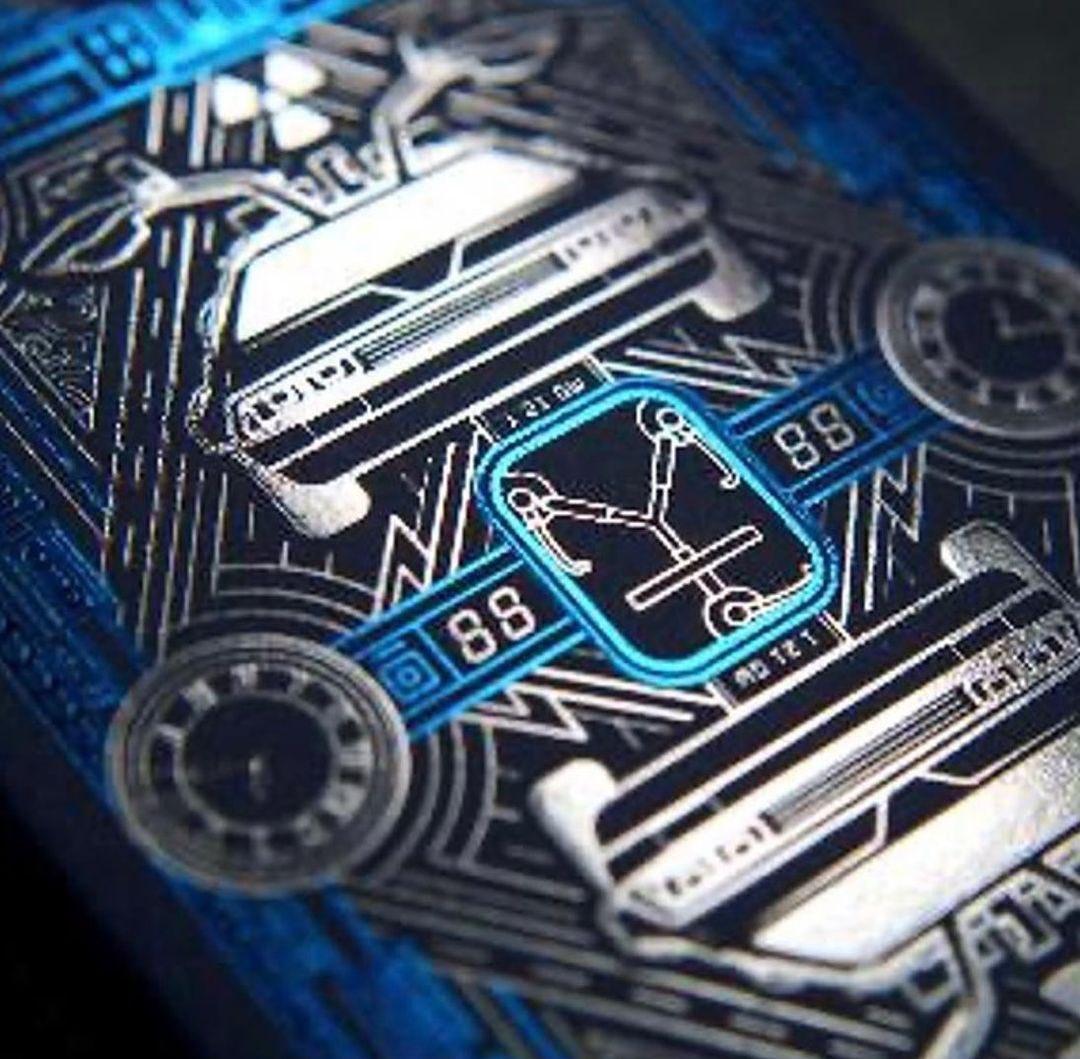 Back to the Future Themed Bicycle Playing Cards - 80s Nostalgia Deck for Magic Tricks, Poker Games & Movie Night Fun