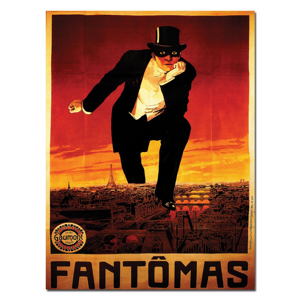 Trademark Art Fantomas Canvas Wall Art - 35x47 Inches - Modern Abstract Painting for Living Room, Bedroom & Office Decor