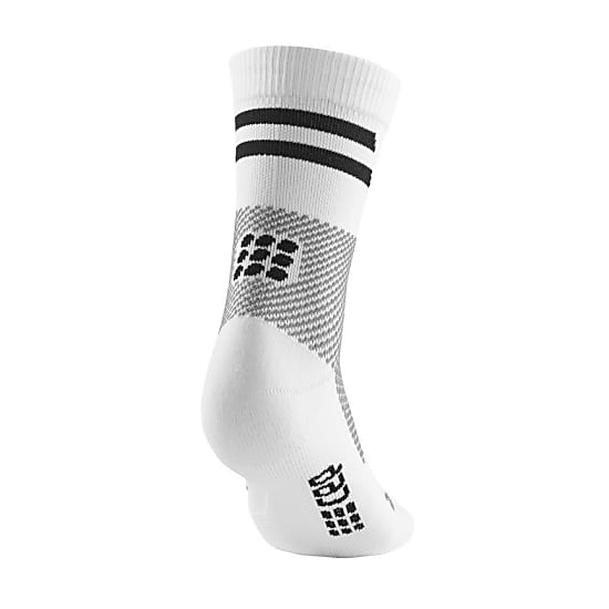 CEP Unisex Mid-Cut Training Socks - White | Performance Athletic Socks for Running, Gym & Sports | Moisture-Wicking & Breathable Design