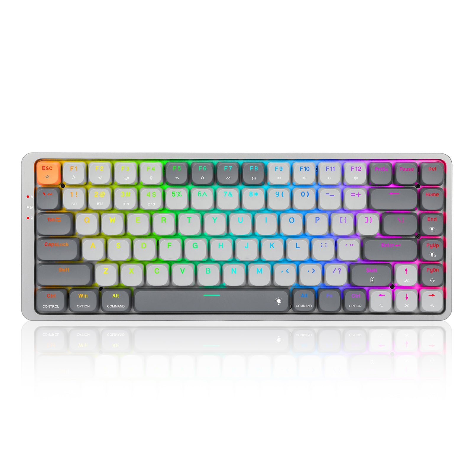 Redragon Azure K652GG RGB PRO Gaming Keyboard - Mechanical Keyboard with RGB Backlit, Anti-Ghosting, Wired USB for PC Gamers - Perfect for Esports, Streaming & Office Work