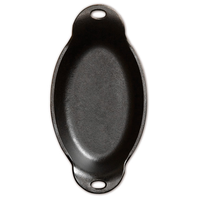 6 Inch Cast Iron Oval Server - Rustic Serving Platter for Cheese, Charcuterie & Appetizers - Perfect for Dinner Parties, Entertaining & Holiday Gatherings
