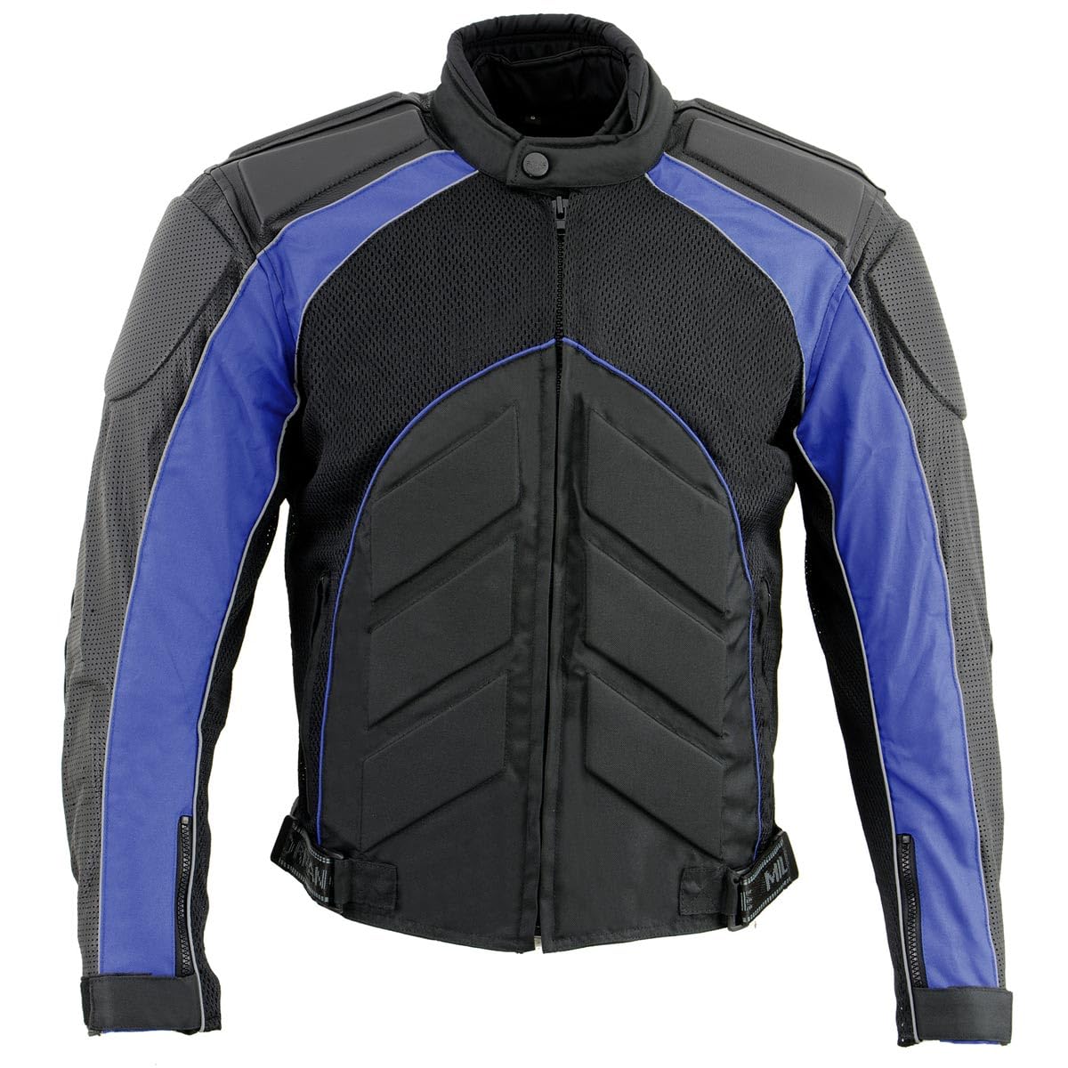 NexGen SH2153 Men's Black CE Armored Motorcycle Jacket - Textile & Leather Combo for Safety & Style - Perfect for Riding, Commuting & Adventure Tours
