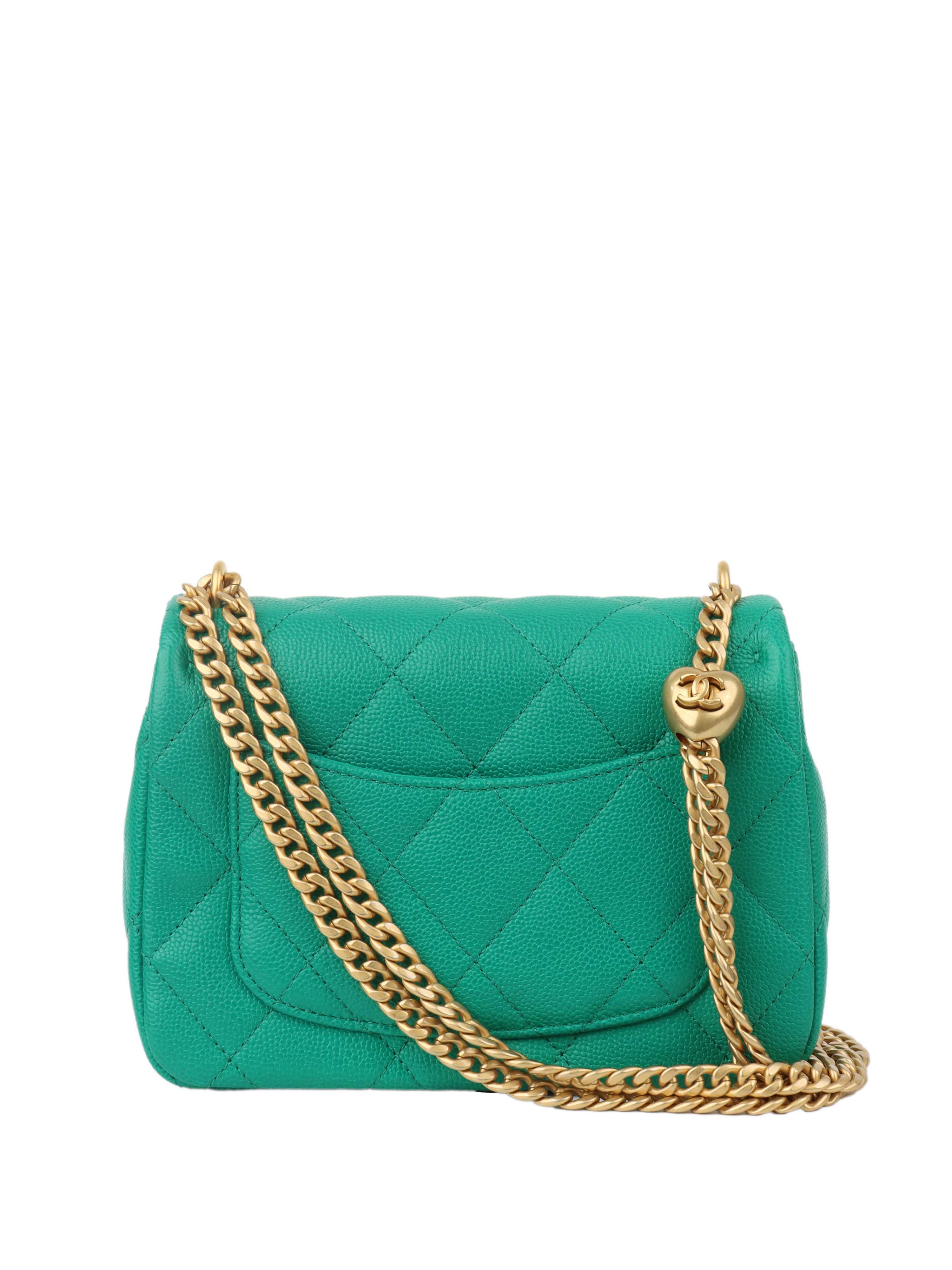 Chanel 23P Mini Coco Love Flap Bag - Luxury Designer Crossbody Handbag for Women | Perfect for Date Night, Parties & Special Occasions