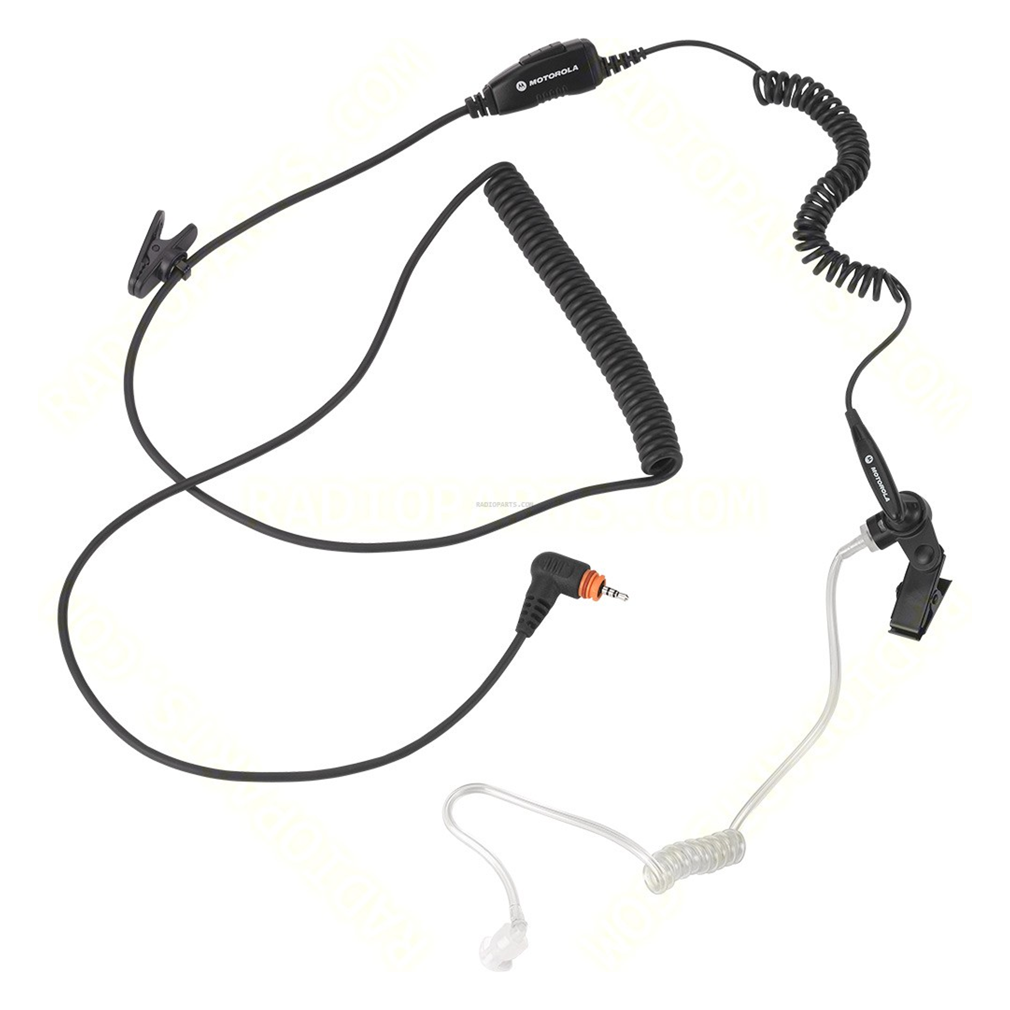 Motorola PMLN5957A 1-Wire Surveillance Earpiece - Discreet Audio Monitoring Device for Security Professionals & Law Enforcement