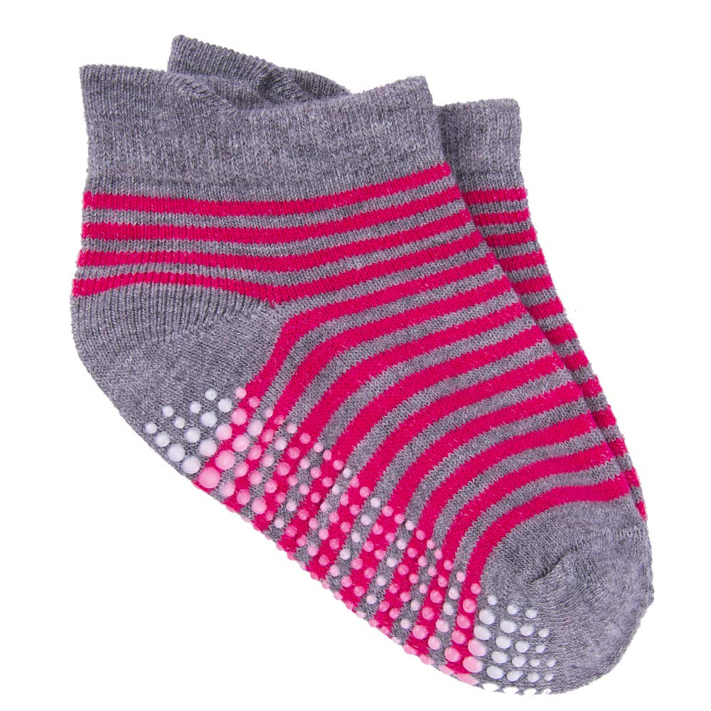 Duufin 16 Pairs Non-Slip Baby Socks with Grips - Anti-Skid Toddler Ankle Socks for Crawling, Walking & Playtime