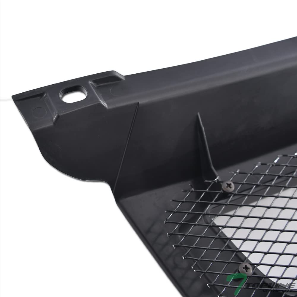 1999-2005 VW Jetta Bora MK4 Matte Black Aluminum Mesh Front Bumper Grille - Replacement Car Grill for Improved Airflow & Stylish Look - Perfect for Car Enthusiasts & Auto Upgrades