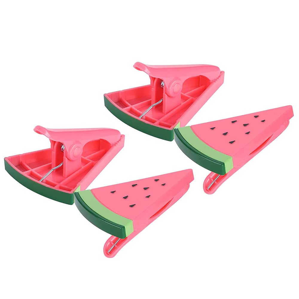 YISRAEL 4Pcs Beach Towel Clips for Loungers - Windproof Plastic Clamps for Towels, Clothes & Blankets - Perfect for Poolside, Beach & Outdoor Use