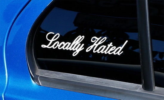 2 Pack JDM Locally Hated Cool Drift Racing Car Vinyl Decal Stickers - High Quality Waterproof Decals for Cars, SUVs, Trucks & Laptops - Perfect for Racing Enthusiasts & Car Show Accessories