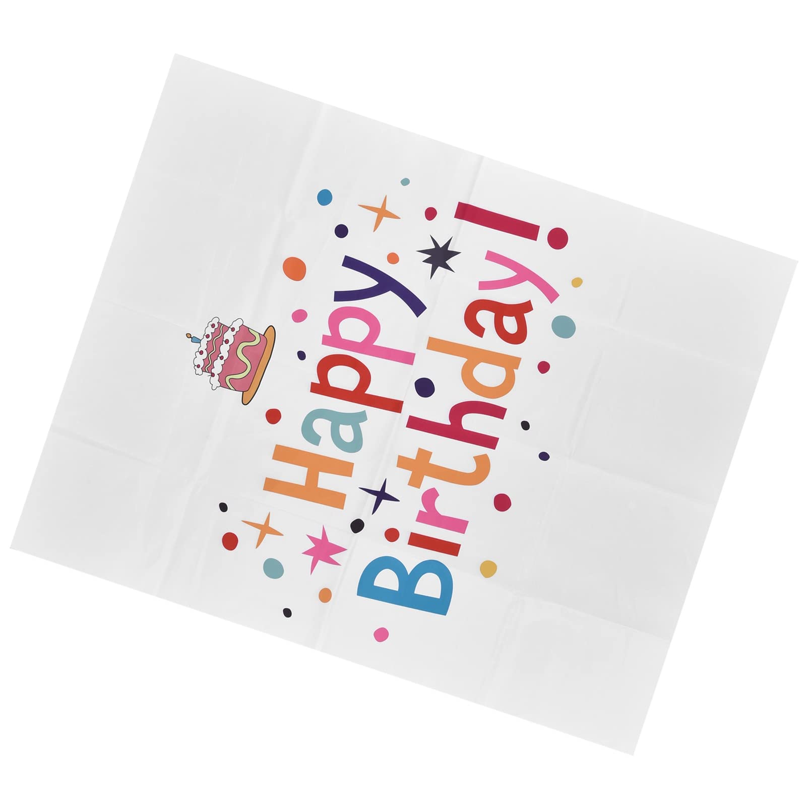 Elegant Birthday Backdrop Wall Tapestry - Premium Handmade Decorative Fabric for Party Decor, Dorm Room, Tablecloth & Home Decor | Perfect for Birthday Parties, Baby Showers & Wedding Decorations
