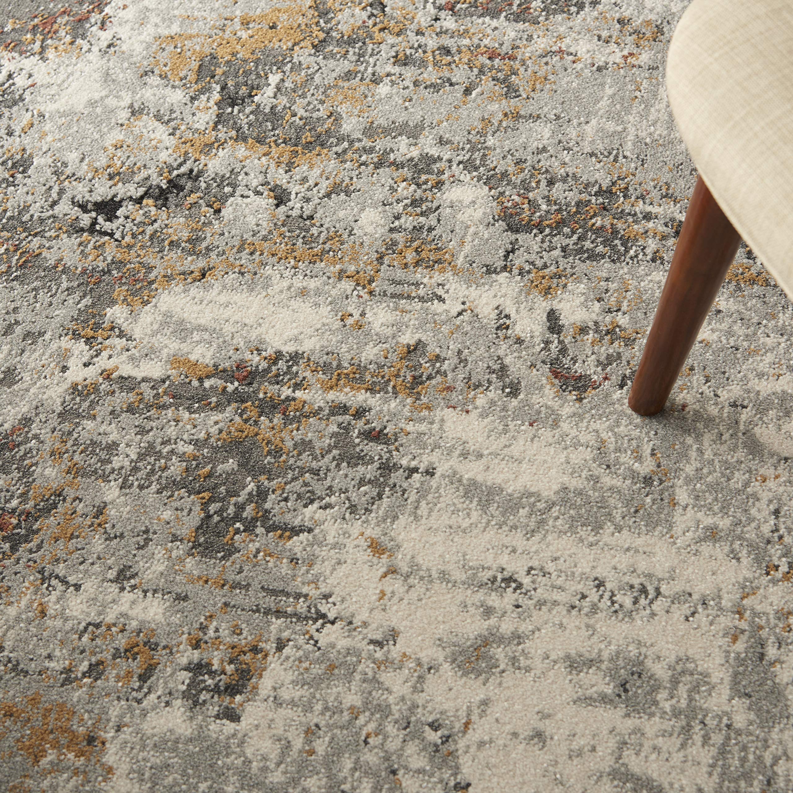Nourison Ludlow Contemporary Grey/Multi 5'3