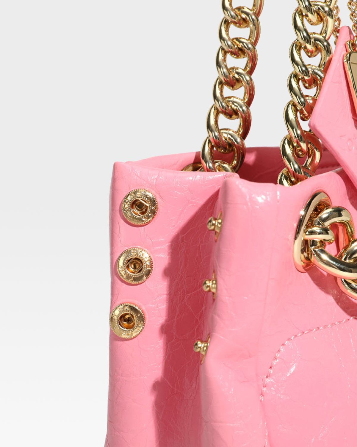 Baby Pink Leather Mini Tote Bag for Women - Stylish & Lightweight Everyday Handbag for Work, Shopping & Travel
