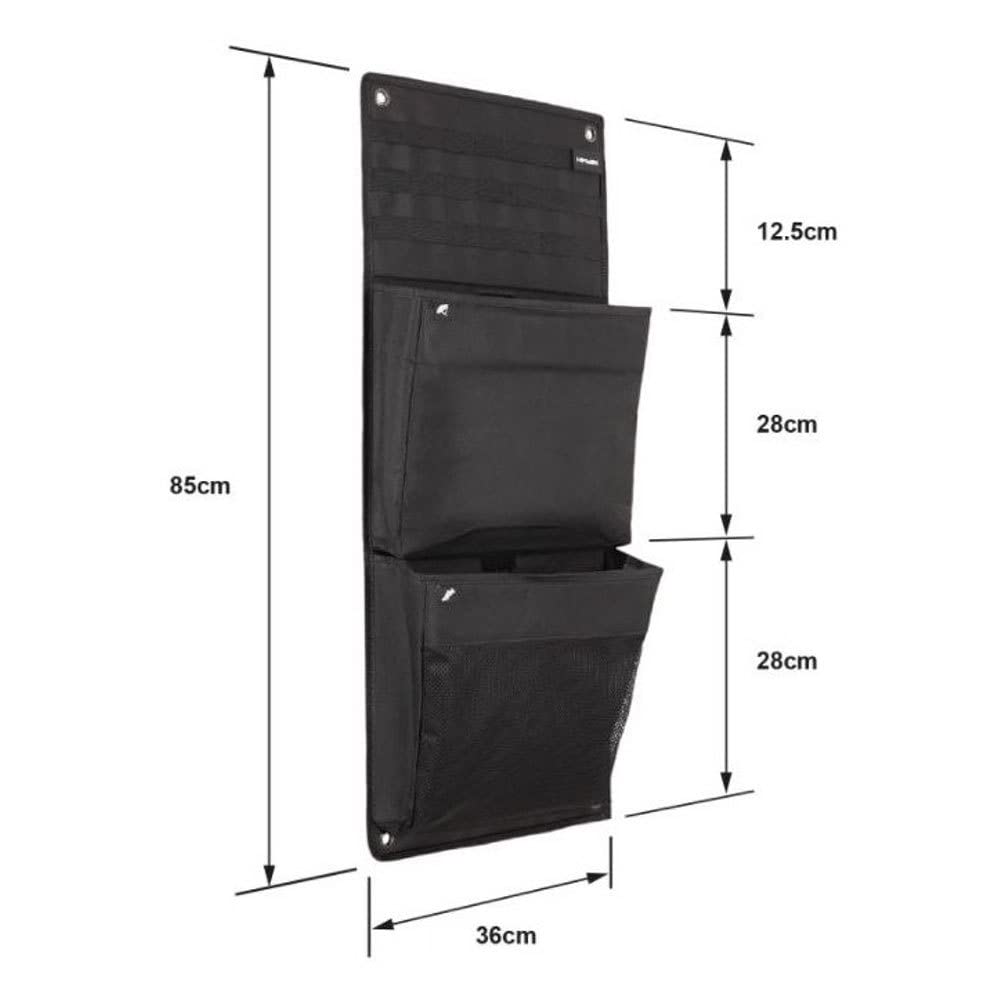 Hiplok Organizer Black - Secure & Stylish Bike Accessory Holder for Cycling, Commuting & Outdoor Adventures