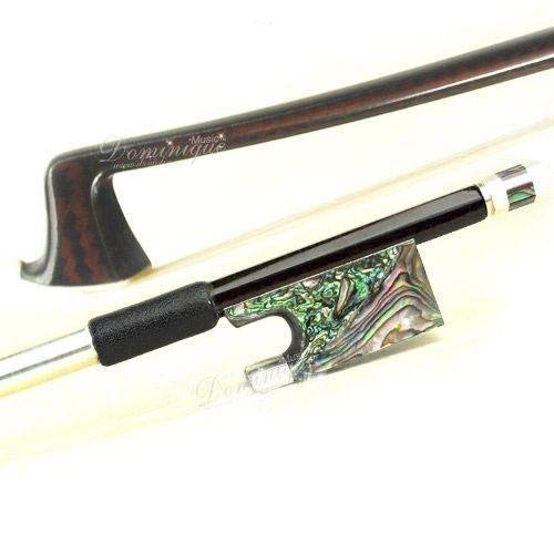 Premium D Z Strad Carbon Fiber Violin Bow with Abalone Frog - 4/4 Full Size for Professional & Student Violinists - Ideal for Performances, Practice & Orchestral Playing