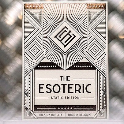 Esoteric Static Edition Playing Cards - Premium Collectible Deck for Magic Tricks, Cardistry & Poker Games | Unique Gift for Card Enthusiasts & Gamers